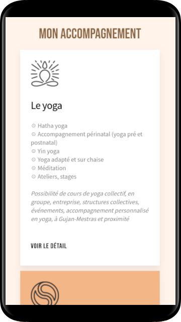 exemple realisation satya yoga site mobile 2