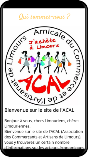 exemple realisation acal limours site mobile 1